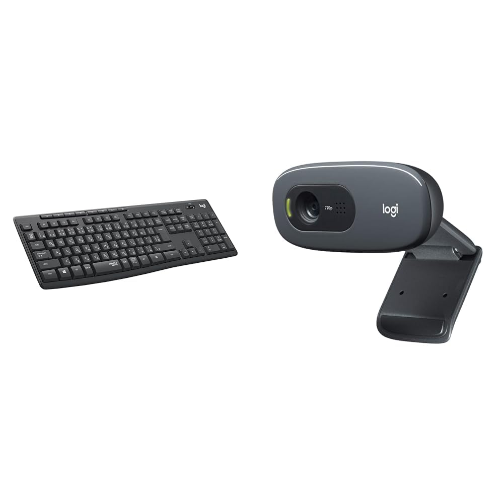 【セット買い】ロジクール ワイヤレスキーボード K295GP 静音 耐水 キーボード 無線 Unifying K295 windows chrome グラファイト 国内正規品 + 78045