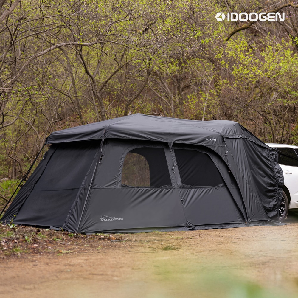 車 テントカーサイドシェルター カーサイドタープ カーテント 車連結テント 大型テント 車中泊テント SUV連結テント 様々な車に対応 バックドアテント AMADEUS