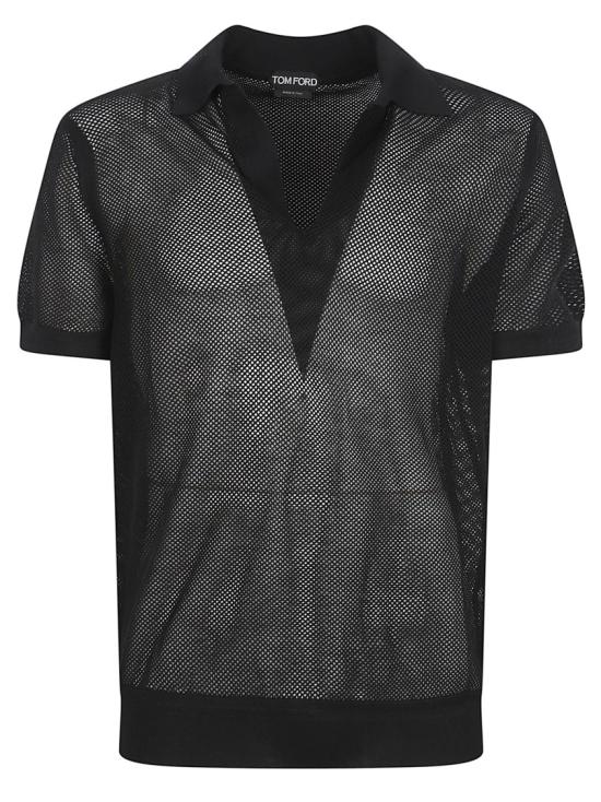 TOMFORD Men Polo Shirts KPS040YMC046NAA Black