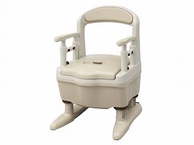 アロン化成 ポータブルトイレ ジャスピタ ベージュ 暖房/脱臭 533925