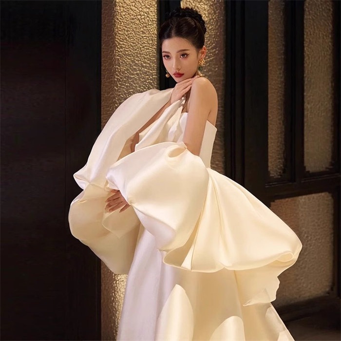 ホワイト ビスチェ　 ウェディングドレス　Aライン　 ロングドレス ウェディングドレス パーティードレス　二次会ドレス　ブライダル　撮影　XS/S/M/L/XL　レディース　ドレス　マキシドレス