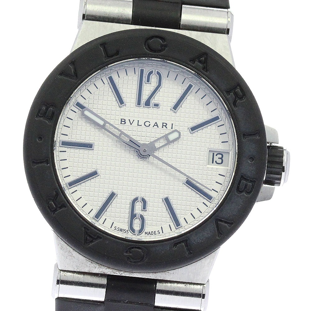 ブルガリ BVLGARI DG29SV ディアゴノ デイト クォーツ レディース _812430【中古】