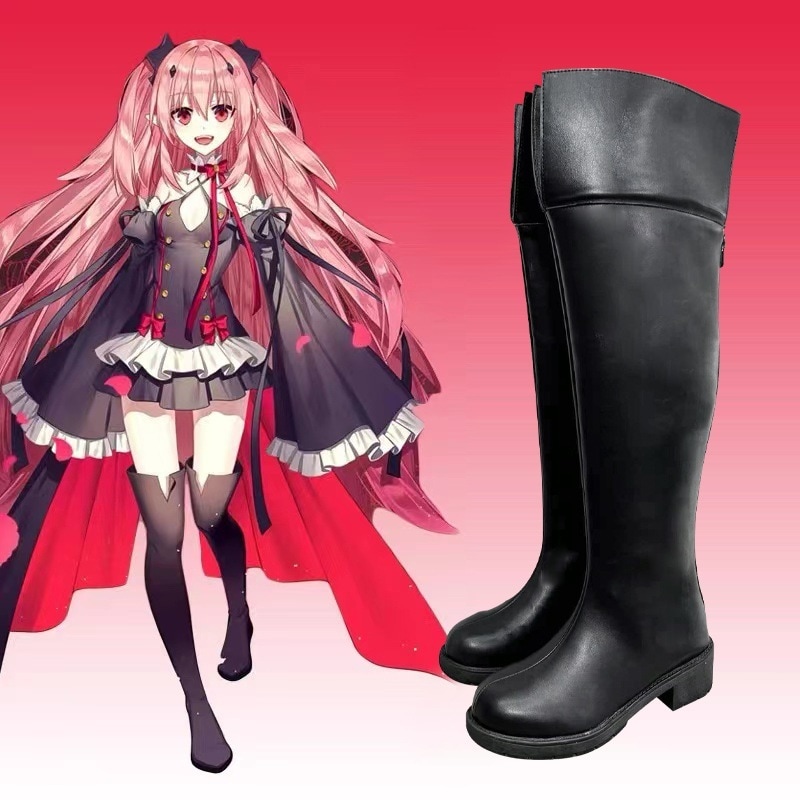 終わりのセラフ セプシ・クルルコス靴制作絵デザイン二次元コミック展示パフォーマンスシューズ 4,764円