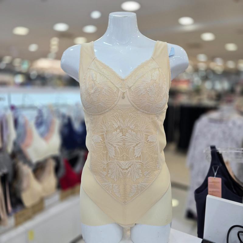 BBM人絹素材ノーワイヤーフullカップ補正オールインワンBT3517A_LB_BP