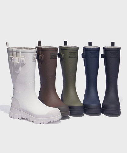 ROCKFISH WEATHERWEAR公式 レインブーツ FLATFORM WEAVING RAIN BOOTS LONG 5color