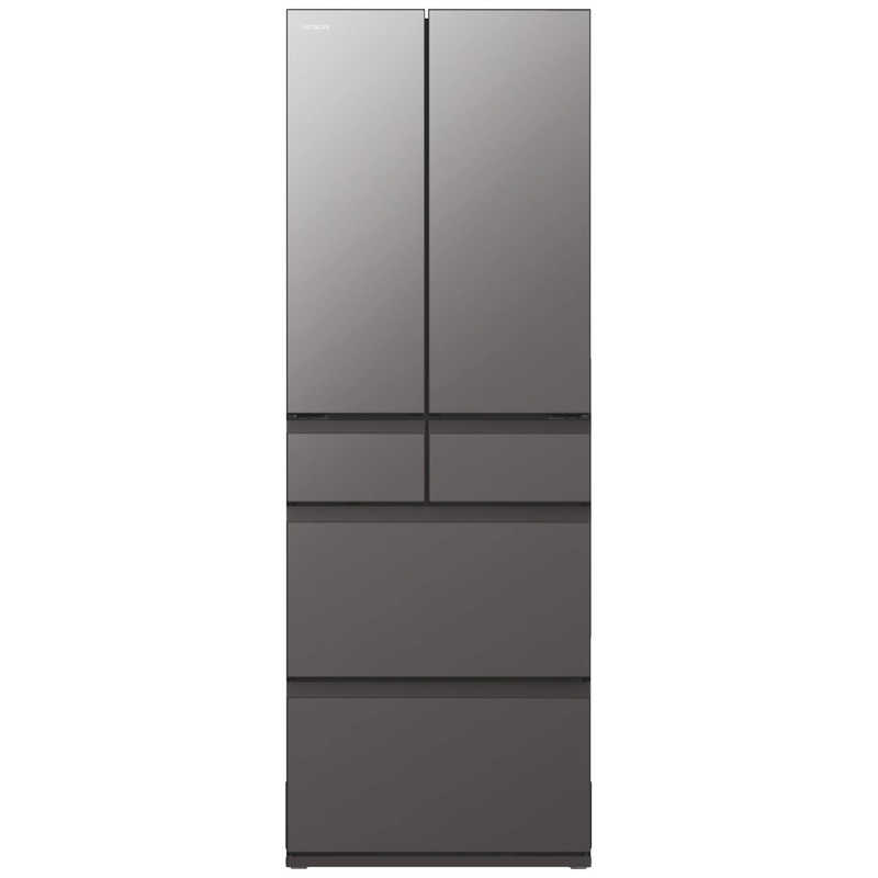 日立　HITACHI　冷蔵庫 6ドア 540L フレンチドア(観音開き) HZCタイプ まんなか冷凍 幅65cm チャコールグレー　R-HZC54Y-XH（標準設置無料）