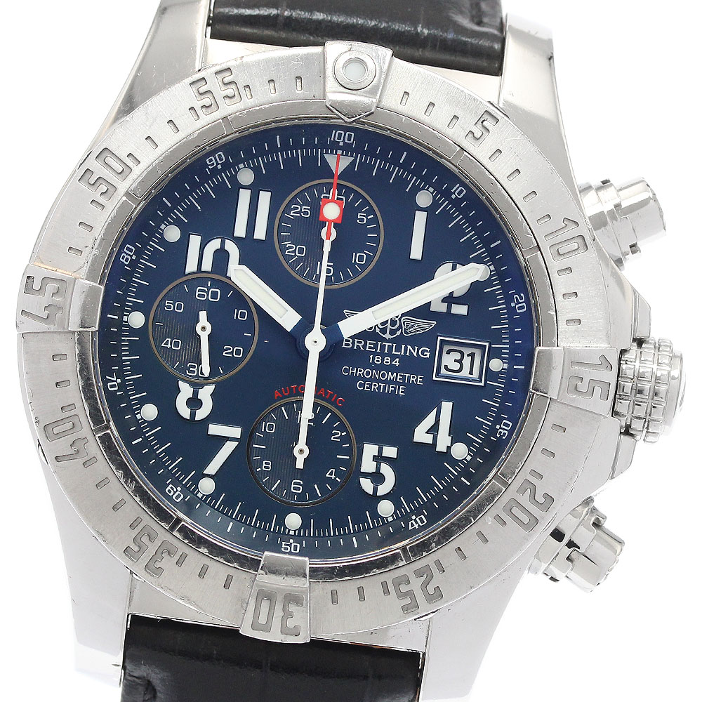 ブライトリング BREITLING A13380 アベンジャー スカイランド デイト クロノグラフ 自動巻き メンズ _935162【中古】