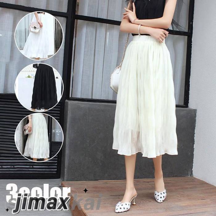 プリーツスカート レディース シフォン 夏 スカート 韓国風 Aライン 大きいサイズ ロング丈 フレア オシャレ 着痩せ コーデ マキシ丈 きれいめ ゆったり プレゼント