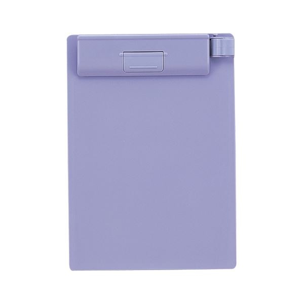 (まとめ) リヒトラブ クリップボード B6タテ ブルーバイオレット A-971U-23 1枚 (×30セット)