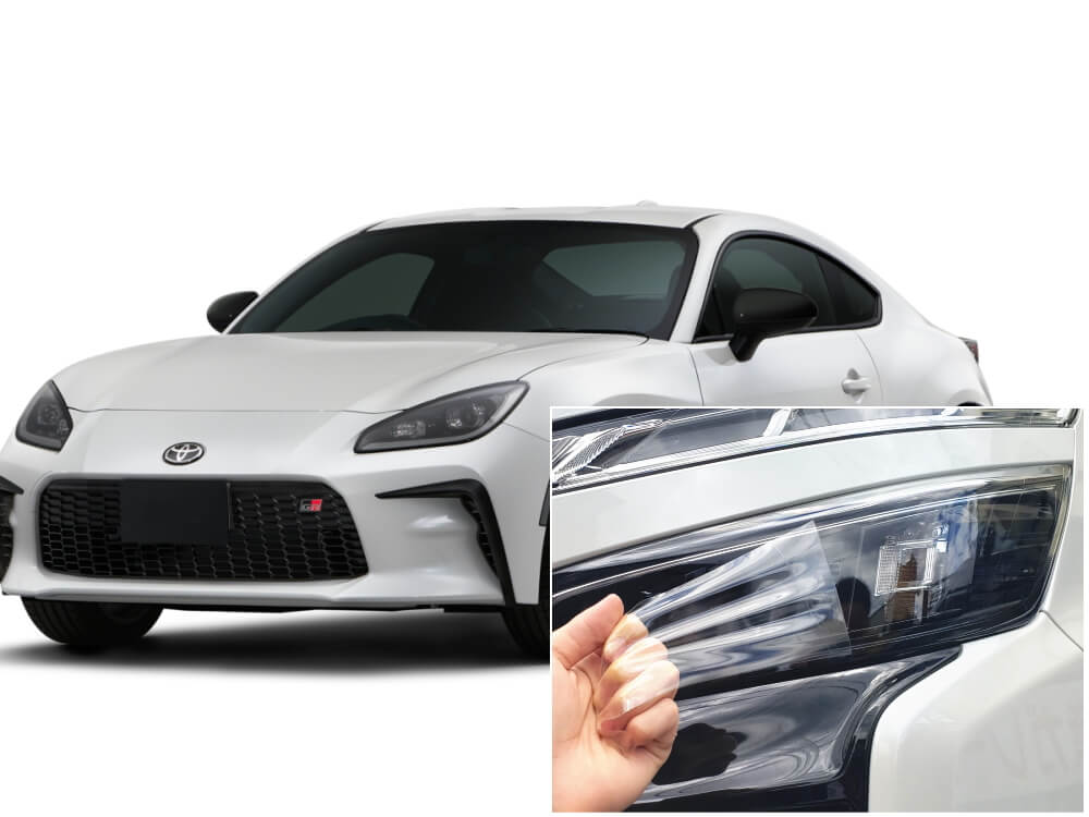 ヘッドライトプロテクションフィルム (GR86 ZN8) 車種専用 カット済み 左右セット ヘッドライト保護 ZN8型 ハチロク 86 トヨタ用