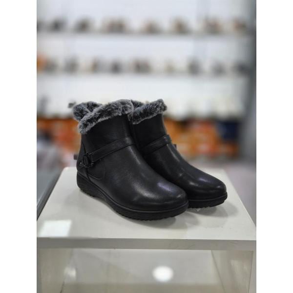 セーブゾーン05 女性用シープスキン コンフォート FUR アンクルブーツ 3.5cm WA67 (44108048) 17,440円