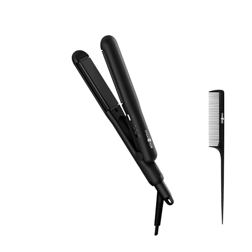 [ モッズヘア ] スタイリッシュ コンパクト ストレートアイロン (MHS-2430-K)【サロン仕様の最高温度200℃！カールアレンジもできちゃう】ストレートヘアアイロン ヘアアイロン ミニ 海外