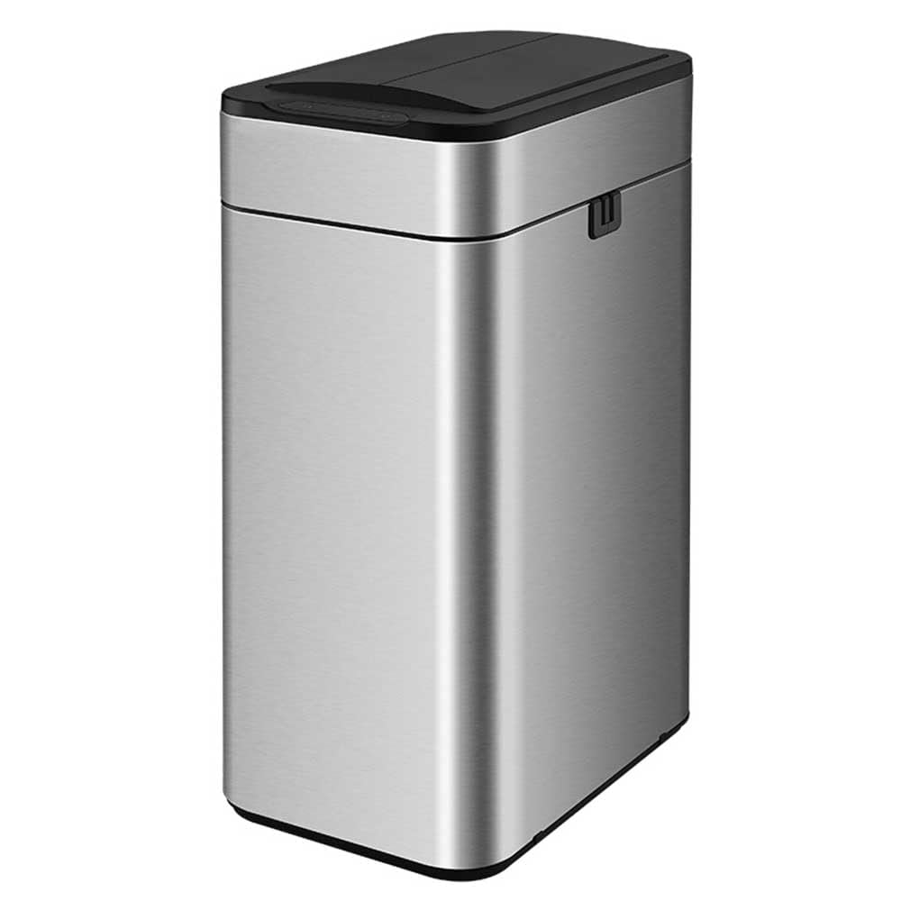 ステンレス製人感センサーゴミ箱 40L センサー付きごみ箱 IPX4防水 密閉防臭 汚れ防止 双方向開蓋 ミュートオン キッチントイレはご利用いただけます 自動開閉ゴミ箱