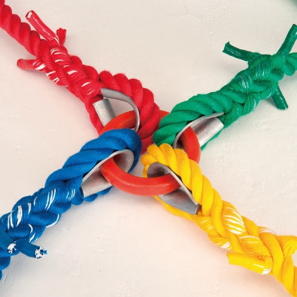 エバニュー EKA773 十字綱引ロープ 【法人限定】 メーカー直送