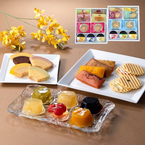 「銀座千疋屋」 銀座バラエティセット（ゼリーフルーツフィナンシェヴァッフェルフルーツクーヘン） 詰合わせ ギフト 贈物 産地直送