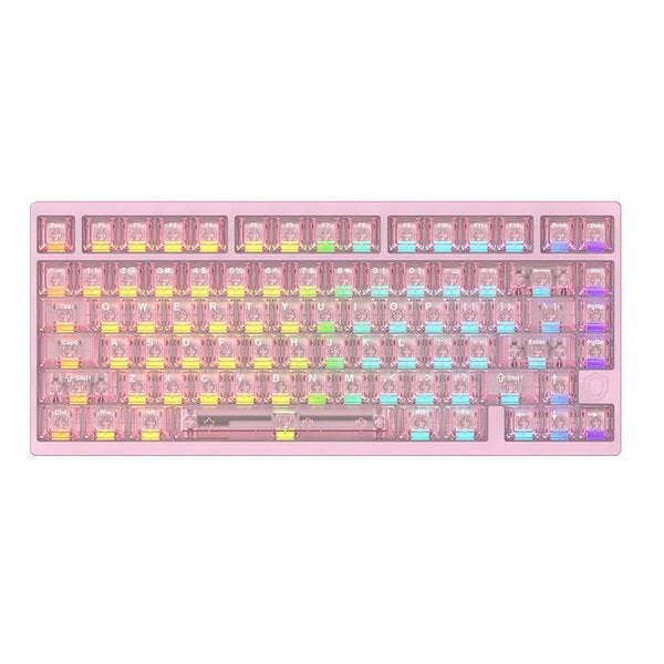 ラピッドトリガーキーボード 8000HZ/256Khz/32Khz/0.125ms/アルミニウム/ピンク IROK-MG75 PRO-PINK