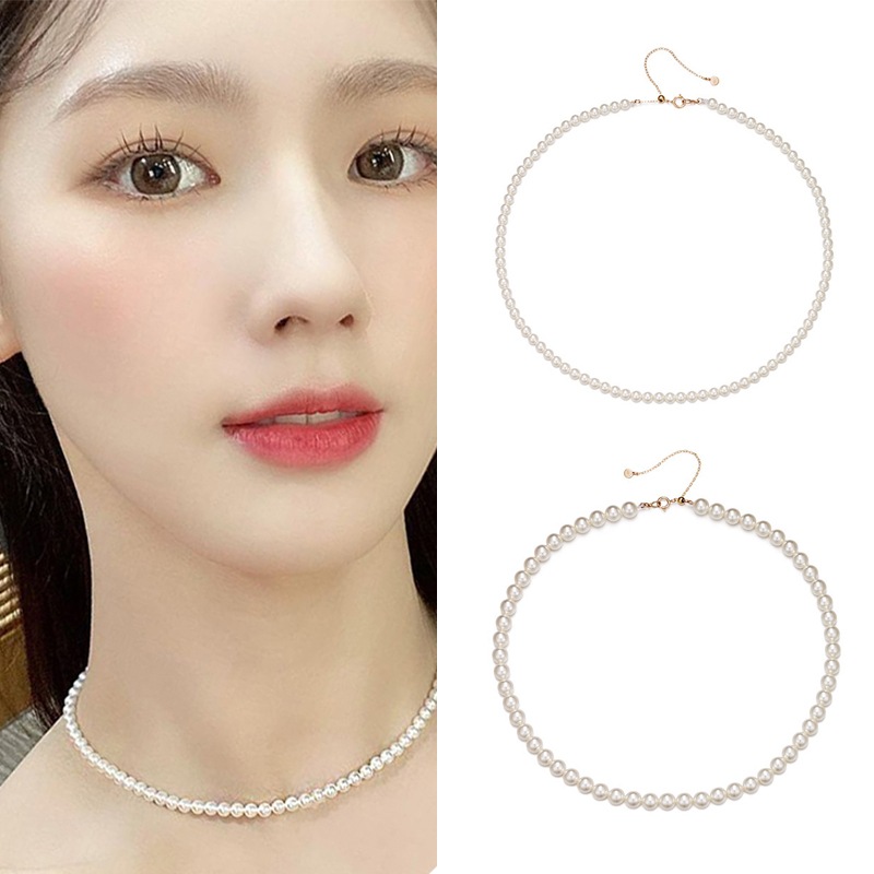 [女の子たちをミヨン着用] 14k エブリジンジュビードネックレス / 韓国人気アイドルアクセサリー 韓国ジュエリー デイリーアクセサリー