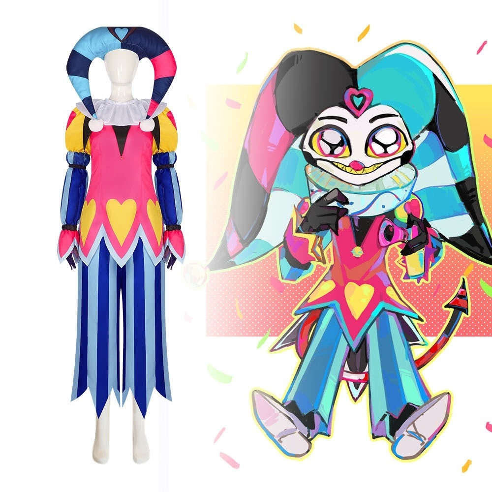 地獄の宿屋コスプレ極悪ボスFizzarliフィッツローリーコスプレピエロ舞台パフォーマンス服