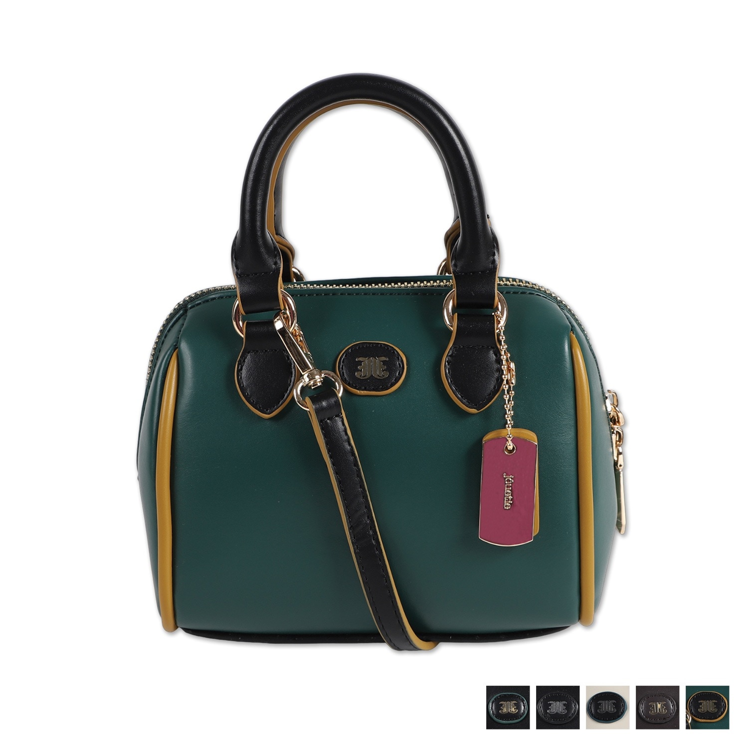 ボストンバッグ ミニ ショルダー レディース カラーエッジ コバ マイクロ 81350B