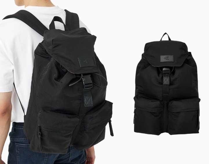 Nylon Flap 2-Pocket Backpack (4G3085G-UB1)