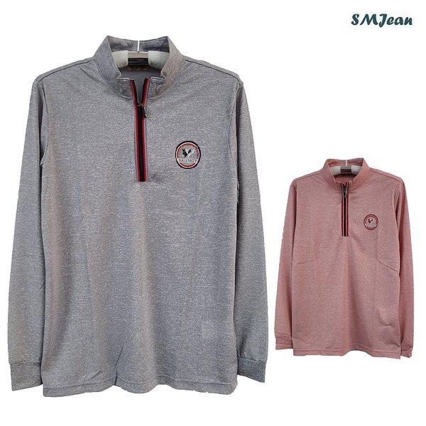 SMJ1268 長袖 チャイナカラー Tシャツ 中年男性 中年スパン 長袖Tシャツ 春 秋