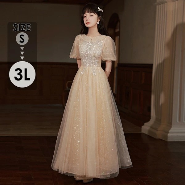 ドレス 大人 ピアノ 発表会 ロングドレス 演奏会 演奏会用ドレス ピアノ発表会 結婚式 高校生 パーティードレス 演奏会ドレス 母親 コンクール イブニングドレス ロング 結婚式母親ドレス 半袖 大