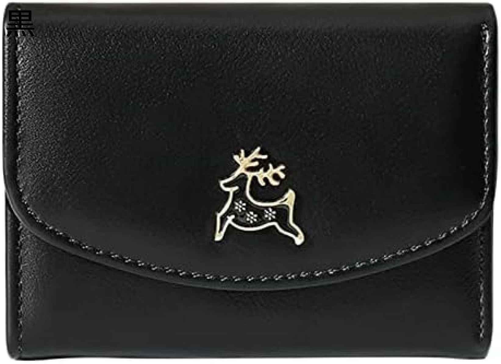 【20%OFFクーポン】レディース ミニ かわいい 三つ折り財布 女の子 学生 漫画 短い財布 女性用 財布 大容量 おしゃれ 鹿柄