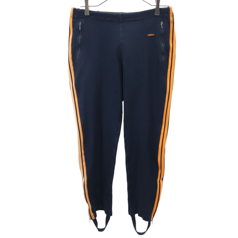 70s 西ドイツタグ デサント製 ヴィンテージ トレーニング ロングジャージパンツ 2 ネイビー系 メンズ 6,626円