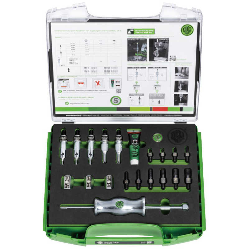 KUKKO　内抜きエキストラクターセット(6-19mm)　28-A