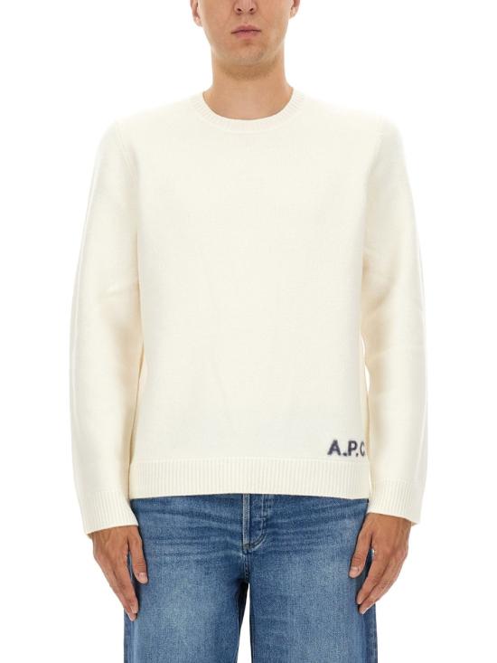 A.P.C. Men Sweater WVBDJ H23059 AAD IVORY