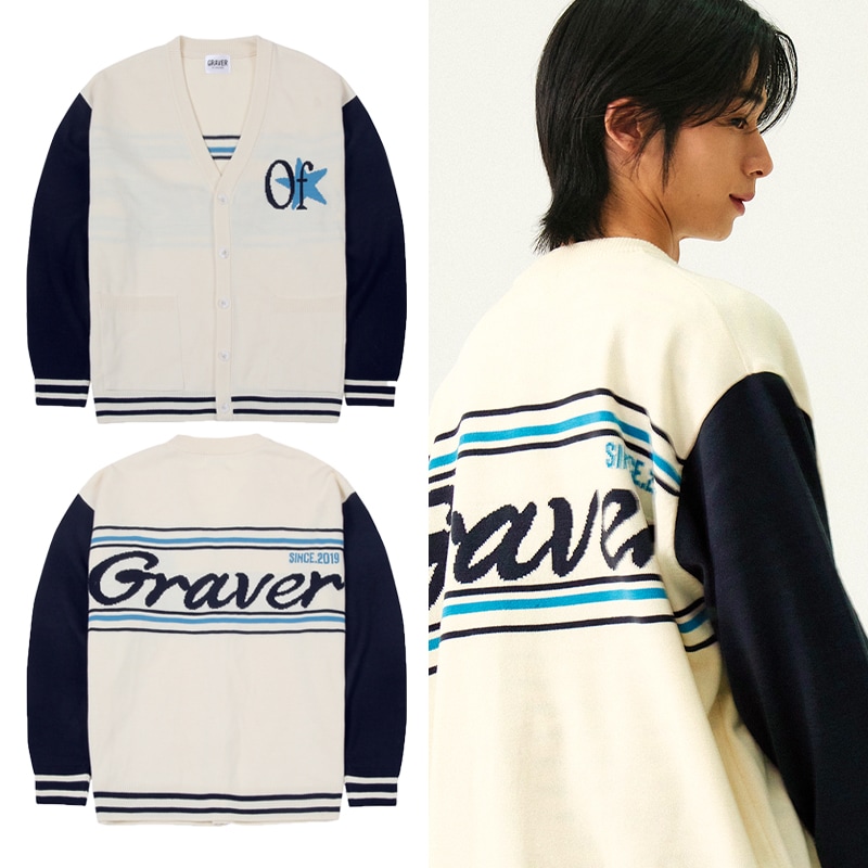 [UNISEX]GRAVER OF KNIT CARDIGAN