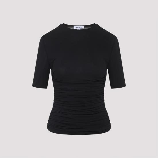ALAIA Women Tops AA9H1248J050B 995 NOIR ALAIA