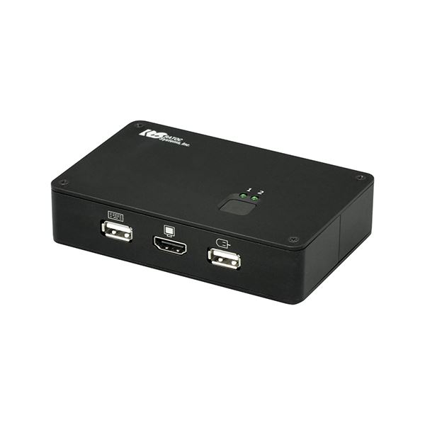 ラトックシステム 4Kディスプレイ/USBキーボードマウス パソコン切替器 RS-250UHDP-4K
