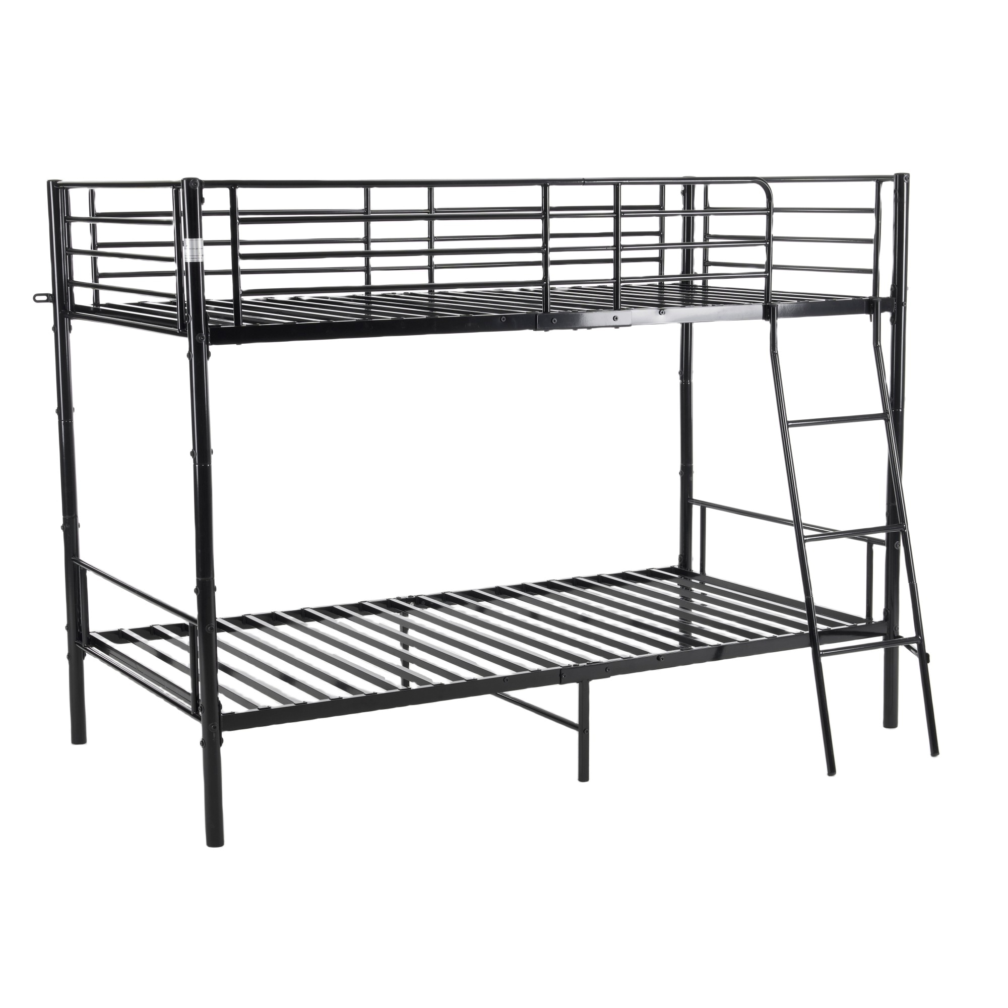 国内発送！二段ベッド ヨーロッパ安全基準EN747認証獲得済 ロフトベッド シングルベッド パイプ 耐震 頑丈フレーム 大人ベッド 子供部屋 社員寮 学生寮 耐荷重150kg ミドルタイプ 高さ150