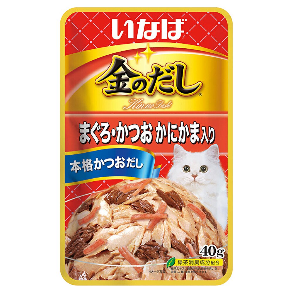 いなば　金のだし　まぐろ・かつお　かにかま入り　４０ｇX９６　ＣＲＣ35―20―20―55―00