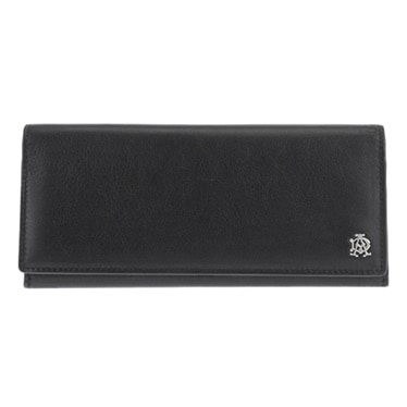 L2XR10A　REEVES リーヴスファスナー小銭入長財布レザーブラックシルバー