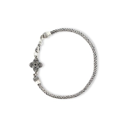 【SCUDO】 blossom shell chain bracelet [bold] 正規品