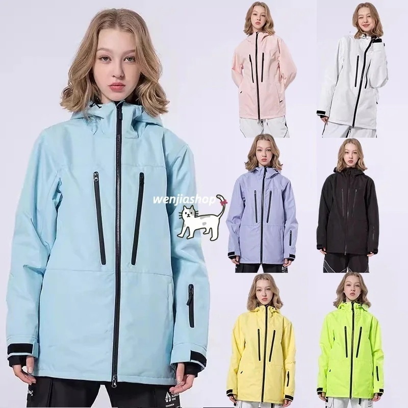 スノーボードウェアジャケットアウター単品メンズレディース男女兼用トップススノボウェアスノーウェアスキーウェアスノボーウェア韓国風防水保温防雪防水防寒 12,283円