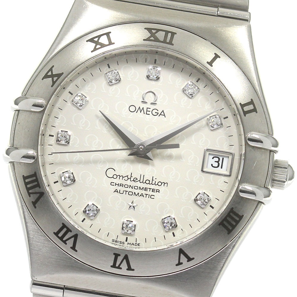 オメガ OMEGA 1504.35 コンステレーション 11Pダイヤモンド 自動巻き メンズ 保証書付き_868295【中古】