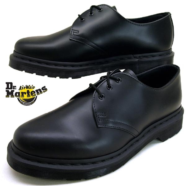 男性 ビジネス フォーマル シューズ 1461 MONO 14345001 黒 CORE 3 EYE SHOE モノクロ