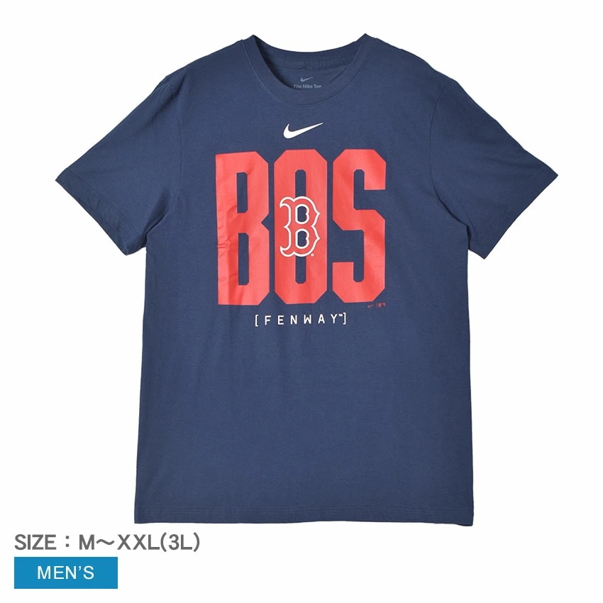 Team Scoreboard T BOS N199-44B-BQ-G25 メンズ ボストン・レッドソックス トップス 半袖 Tシャツ 野球 チームロゴ プリント おしゃれ 応援 カジュアル シンプル