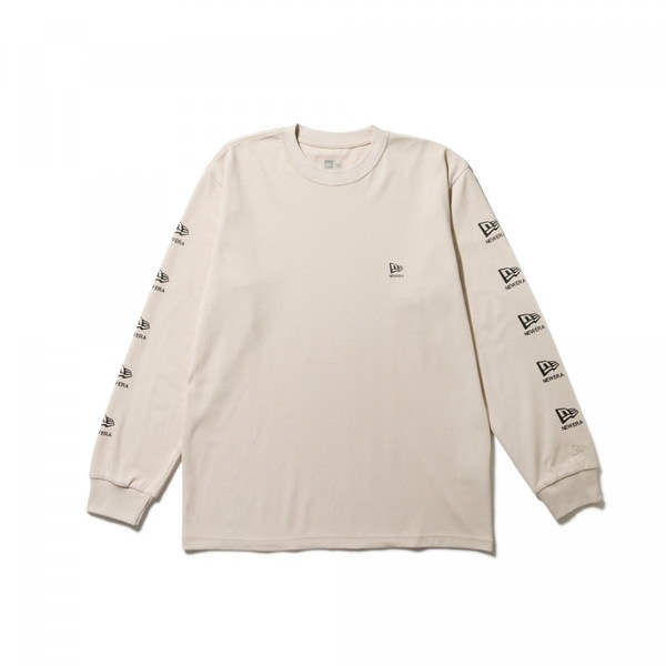 NEWERA ニューエラ 長袖 パフォーマンス Tシャツ Flag and Wordmark ストーン レギュラーフィット 14324677