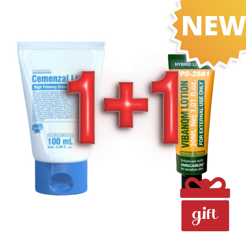 【NEW 1+1関税なし】セメンジャライトCemenzal 100ml + ビバンクァントマンカ Vibanquentmanka Lotion 30ml VQM ファイトシン クリーム