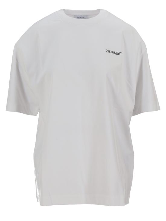 OFF WHITE Women Tops OWAA13FF25JER004 0110 WHITE BLACK