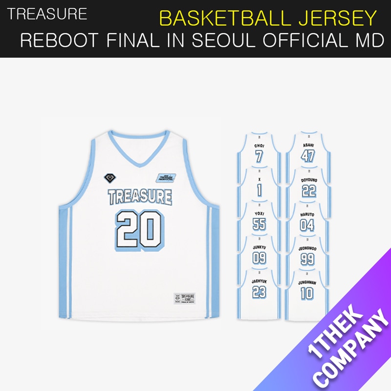 (購入金額特典)（BASKETBALL JERSEY）TREASURE REBOOT FINAL IN SEOUL OFFICIAL MD