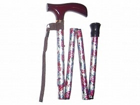 中嶋次朗商店 アルミ4段式 花柄（楓グリップ） 花柄シルバー 512 5,201円