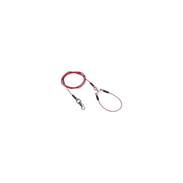 【1ケース】【お取り寄せ対象品】ペティオ タフギア ロングワイヤーチェーン プラス 3.5mm レッド(1本入) *6個