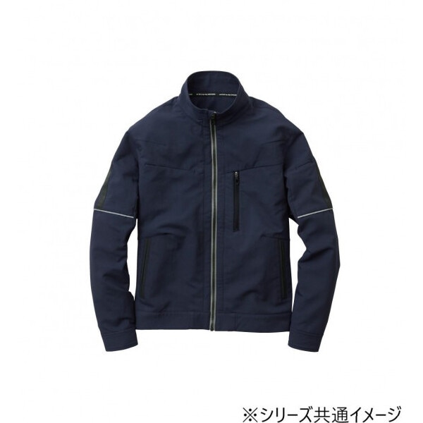 8012-10 長袖ブルゾン Mサイズ ネイビー(1) G.G.