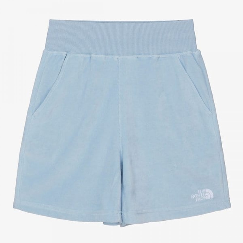 ノースフェイス レディース ベロアショーツ POWDER BLUE NS6KQ80K