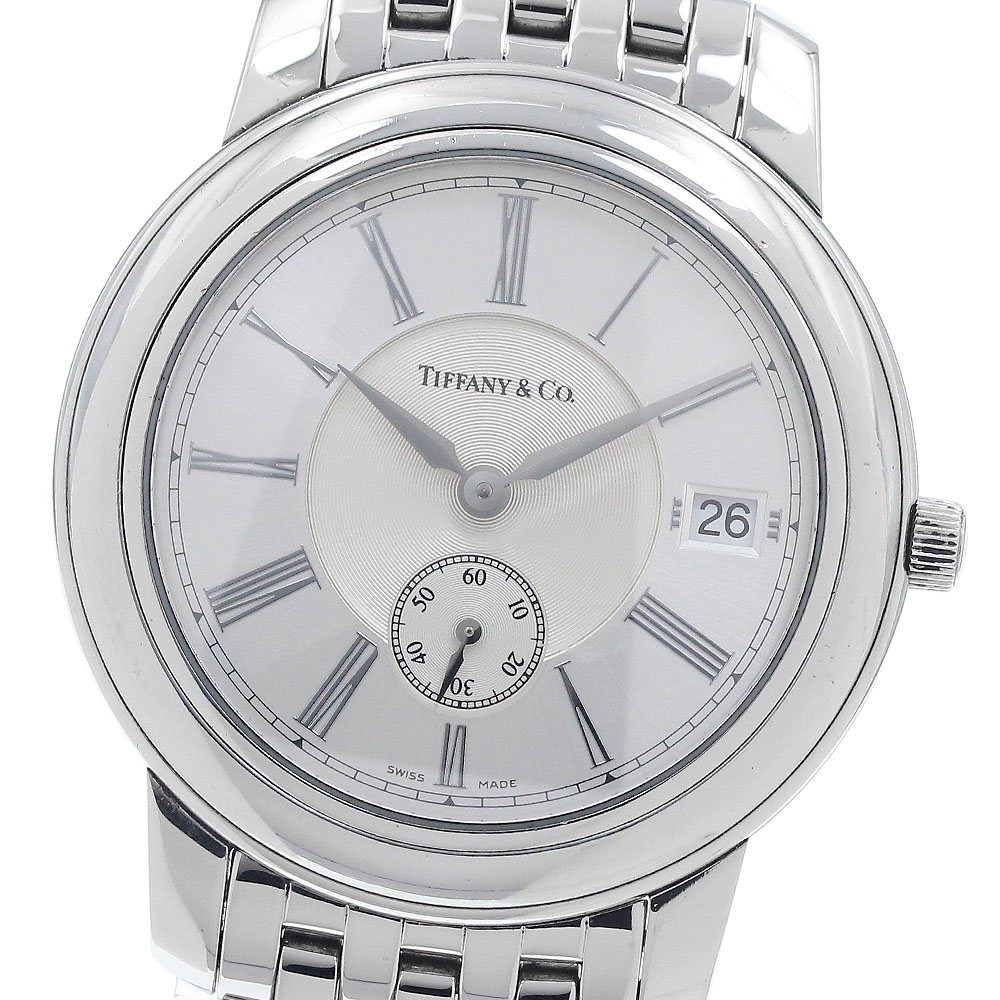 ティファニー TIFFANY&Co. マークラウンド スモールセコンド クォーツ メンズ _948571【中古】